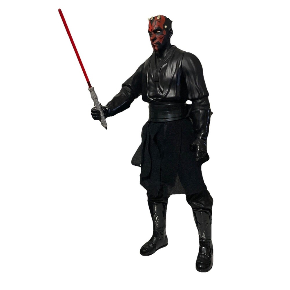 Jakks Pacific Star Wars DARTH MAUL W/ Lightsaber Action Figure (18 inch)